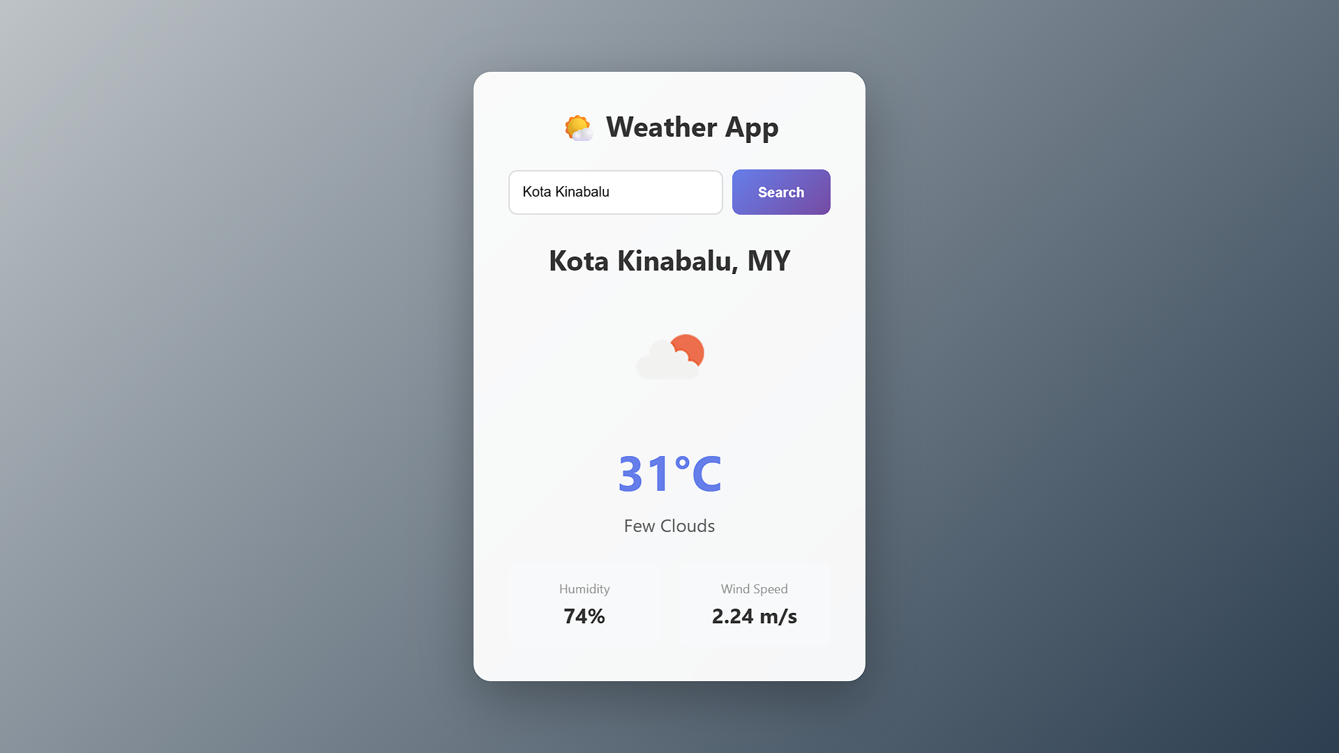 Weather App Project